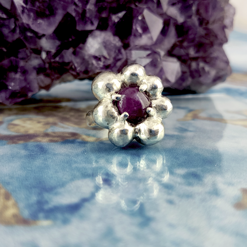 Colección Anillo Burbujas, Rubí Estrella