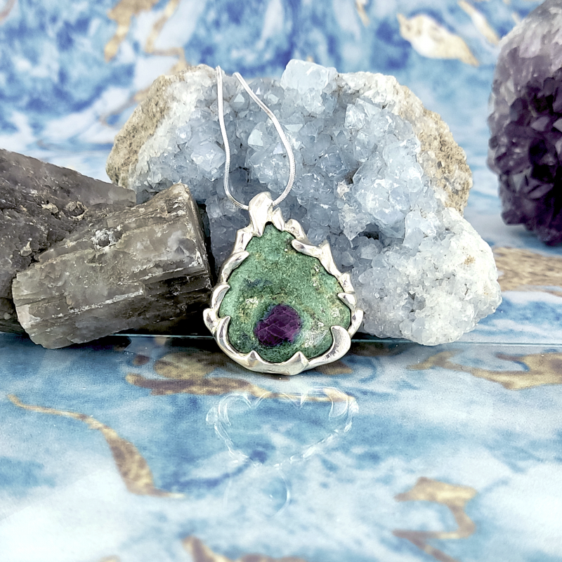 Colección Llamas Rubí foxite Lagrima